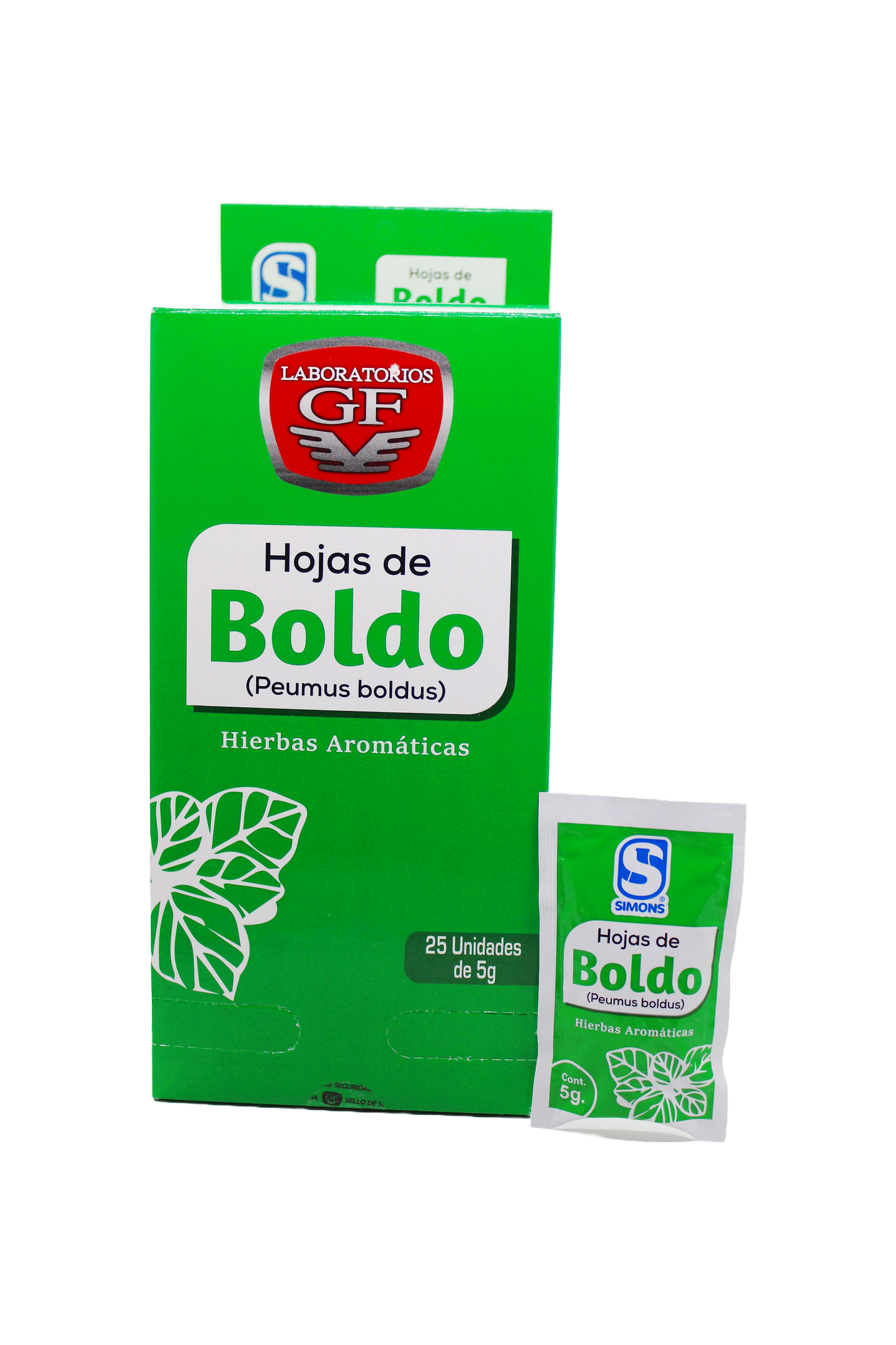 BOLDO LEAVES BOX OF 25 UNITS
