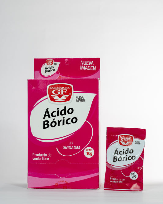 ACIDO BORICO CAJA DE 25 UND