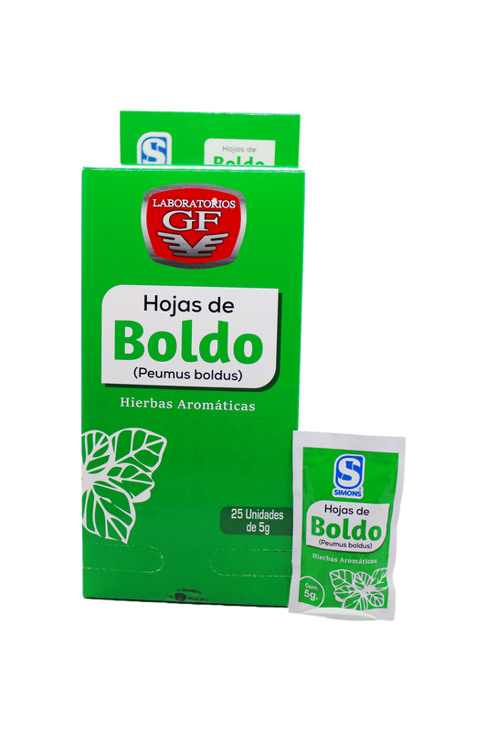 HOJAS DE BOLDO CAJA DE 25 UND