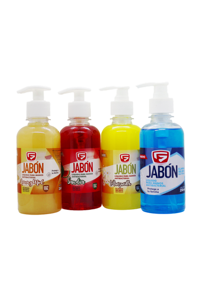 JABÓN LÍQUIDO ANTIBACTERIAL 250ML