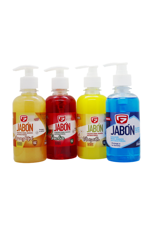 JABÓN LÍQUIDO ANTIBACTERIAL 250ML