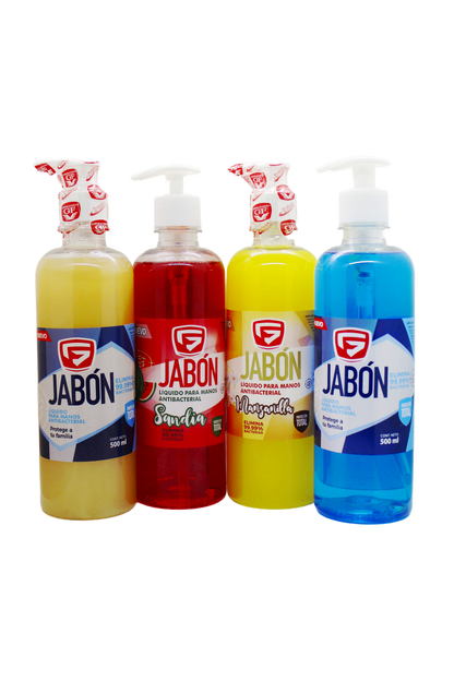 JABÓN LÍQUIDO ANTIBACTERIAL 500ML