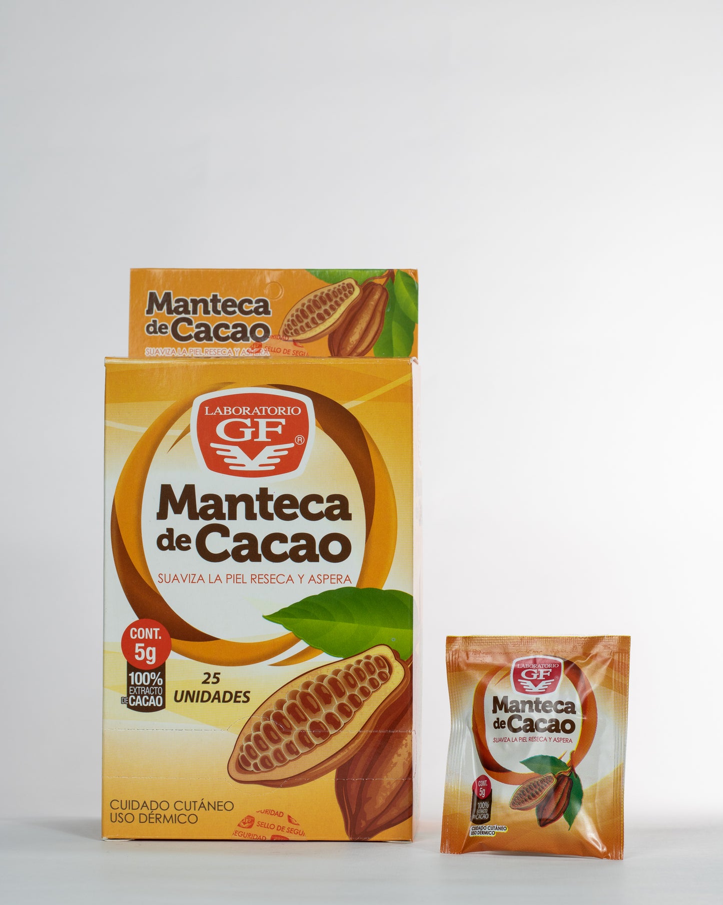 MANTECA DE CACAO 5GR CAJA DE 25 UND