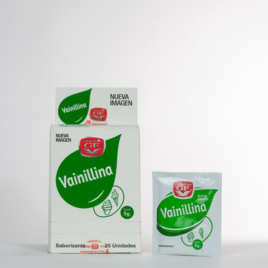 VAINILLINA 5GR CAJA DE 25 UND