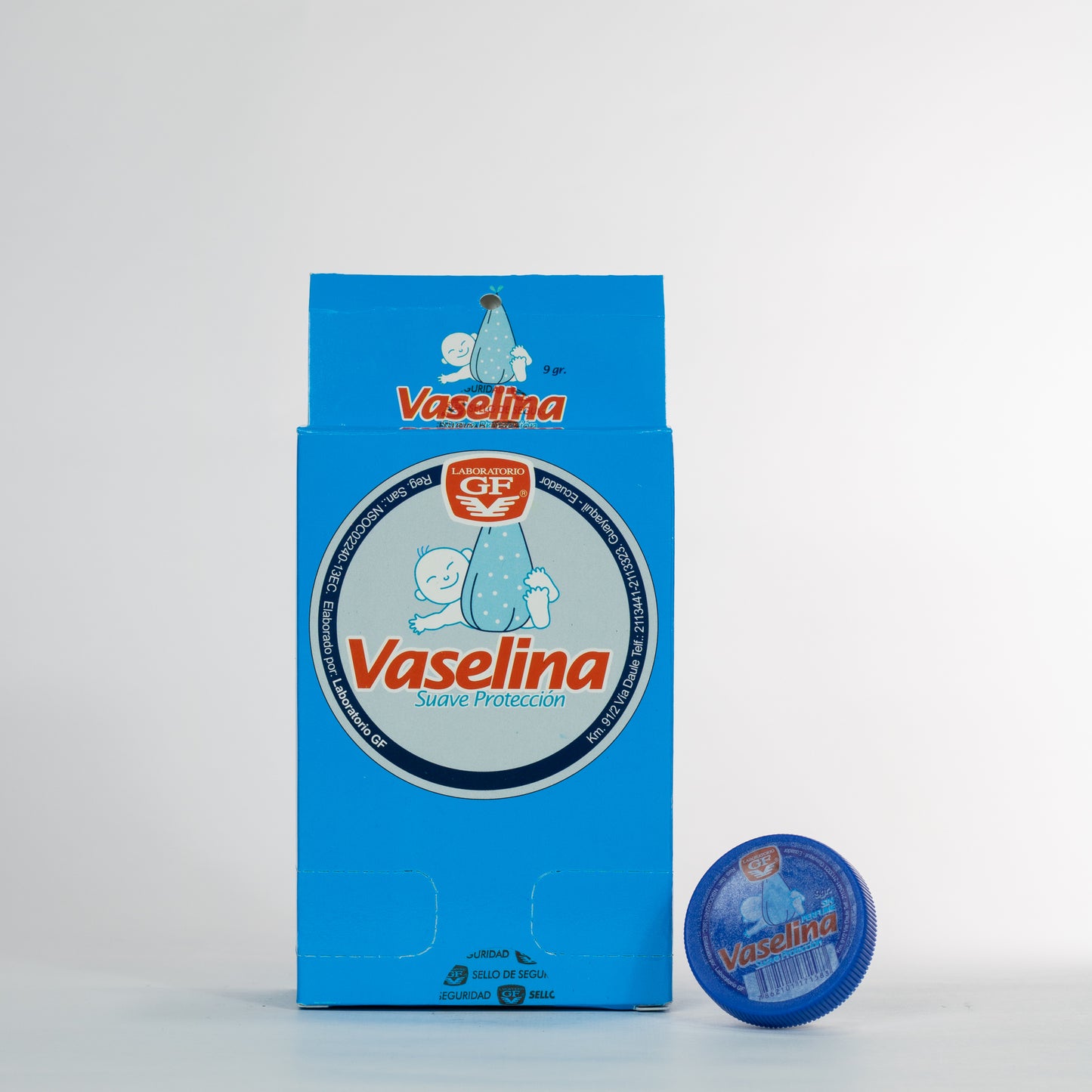 VASELINA SIN PERFUME 9GR CAJA DE 12 UND